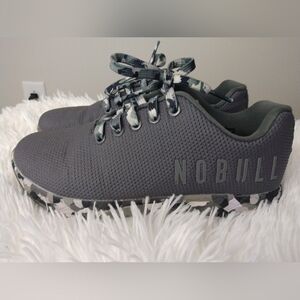 NOBULL Gray Camouflage Sneakers Men's Size 6 Women's 7.5